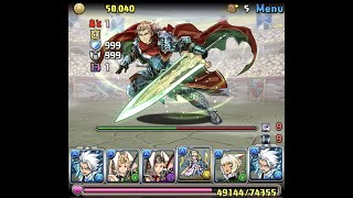 【パズドラ周回】ガウェイン降臨 壊滅級 日番谷×日番谷 2020.07.13