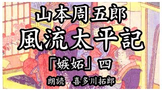 山本周五郎「風流太平記」嫉妬　四　つなの前にかよが現れます。声優　ナレーター喜多川拓郎の朗読です。ちょっと一休み、心の休息に癒やしの父音朗読を