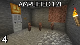 Minecraft AMPLIFIED 1.21 - Ep4: Kế Hoạch Hóa Dân Làng