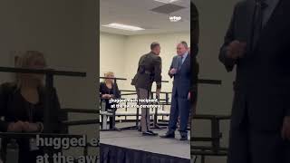 Montgomery Co. police sergeant who lost legs in hit-and-run helps honor officers at awards ceremony