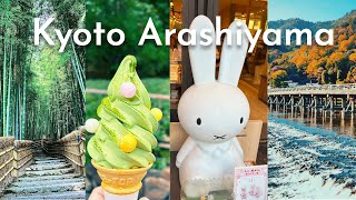 KYOTO ARASHIYAMA - Avoid Crowd, SAGANO Train, BAMBOO Forest, Miffy Shop, Vlog, 日本京都嵐山