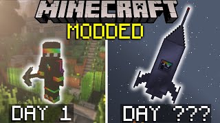 I Spent 100 Days in Realistic Minecraft...