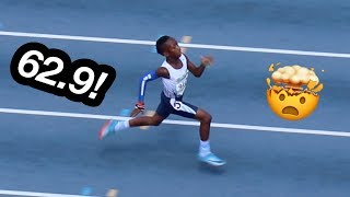 Nine-Year-Old Runs Ridiculous 400m!