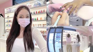 day in my life as a nail salon owner in nyc 🎀 (full nail process, thoughts lately, productivity)