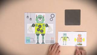 Mideer Magnet Little Scientist Robot Animation Puzzle