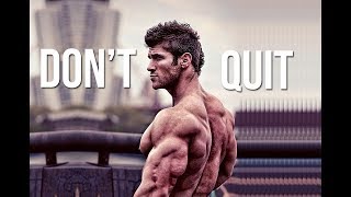BODYBUILDING MOTIVATION - DON'T QUIT