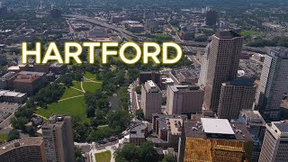 HARTFORD, Connecticut | 4K Drone Tour