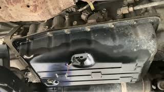 The Toyota a750f V6 transmission oil change 1gr-fe