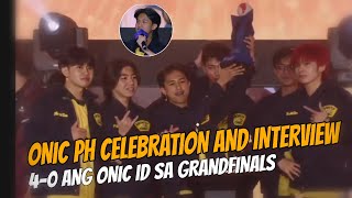 ONIC PH SNAPDRAGON GRANDFINALS CHAMPION, 3-0 ang ONIC ID KELRA interview