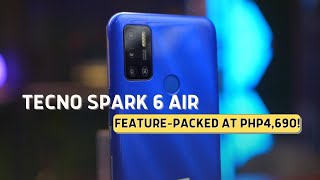 Tecno Spark 6 Air - Less than PhP 5K with 6000mAh Battery!