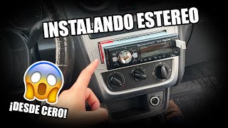 COMO INSTALAR UN ESTEREO DE AUTO DESDE CERO (ADAPTAR) | AlitoAbaid17