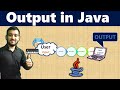 Java print Statements - Output in Java | Java Tutorial in Hindi
