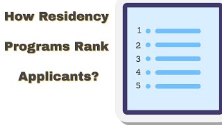 HOW RESIDENCY PROGRAMS RANK APPLICANTS? A PD PERSPECTIVE