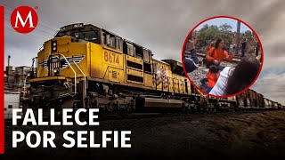 Por tomarse una 'selfie', mujer muere al ser arrollada por una locomotora en Hidalgo