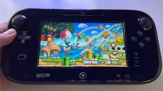 New Super Mario Bros U + Super Luigi bros (p2) | Nintendo Wii U handheld gameplay