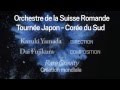 OSR - Tournée au Japon et en Corée du Sud / 2014