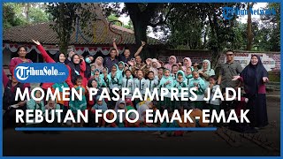 Gagal Selfie Bareng Iriana, Emak-emak di Klaten Malah Salfok dengan Paspampres hingga Ajak Foto