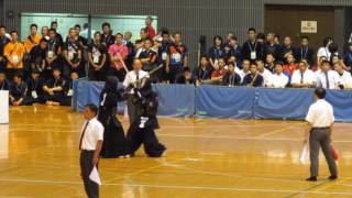 【H28第63回関東高等学校剣道大会 男子個人1回戦】伊藤（国士舘）×相場（安房）