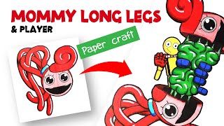 How to draw Mommy long legs papercraft folding surprise