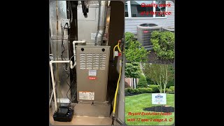 Bryant Evolution heater with 17 seer 2 stage air conditioner!