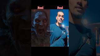 Stree 2 Movie Reel and Real | #shorts #bollywood #actor #actress #movie #reel #real #ytshorts #viral