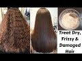 How To Get Rid Of Dry, Frizzy & Damaged Hair | #HairCareWeek Day 1 | Deep Conditioning Hair Mask How To Get Rid Of Dry, Frizzy & Damaged Hair | #HairCareWeek Day 1 | Deep Conditioning Hair Mask