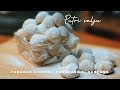 KUE LEBARAN : PUTRI SALJU | TAKARAN SENDOK | TANPA OVEN | TANPA MIXER | PANGGANG DI PANCI DANDANG