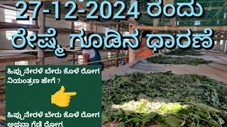 Mulberry Cocoon Price As on 27-12-2024 at Karnataka Govt. Cocoon Market.