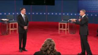 President Obama on Mitt Romney's Sketchy Deal - 2012 Presidential Debate in Hempstead, New York