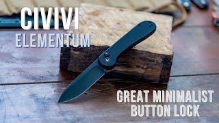 Civivi Elementum Review - Fantastic Button Lock