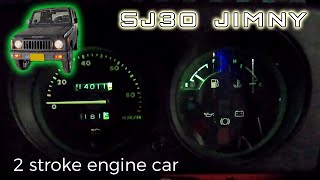 (1984y) SUZUKI JIMNY(539cc 4MT) acceleration test. K-car , 2 stroke engine.SJ30