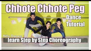 Chhote Chhote Peg - Yo Yo Honey Singh I Dance Tutorial Video - Nits Dance