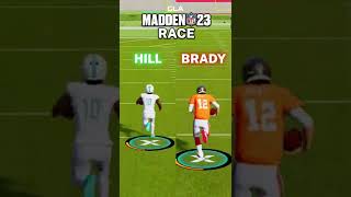 Tyreek Hill vs. Tom Brady - Madden 23 Race