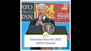 Outcomes from the 2022 NATO Summit