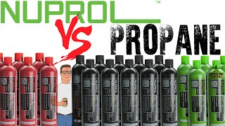 Nuprol Airsoft Green Gas - Red Gas - Black Gas VS PROPANE