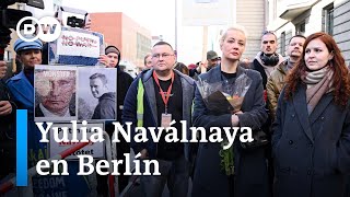 Viuda de Alexéi Navalni votó en Berlín