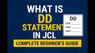 What is DD Statement in JCL| Complete Beginner's Guide| Mainframe