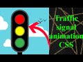 CSS tutorial for beginners || create a traffic signal in CSS animation