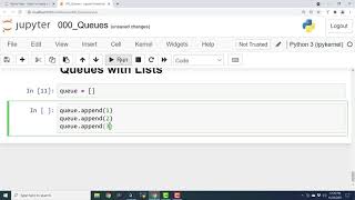 EP02 - Python Queue - Create a Queue - Using List