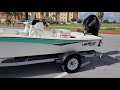 picked up our new mako pro skiff 15cc. mako 15. video 107.