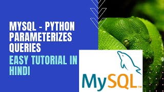 Python - MySQL Connectivity | Parameterized Queries