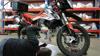 KTM 790 ADV SW-MOTECH ENGINE GUARD INSTALLATION