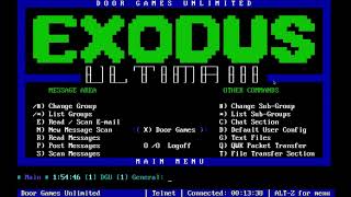 #DOScember - My Telnet BBS - Door Games Unlimited