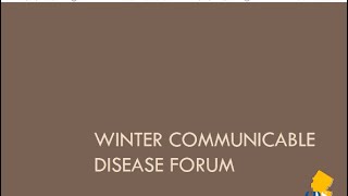 NJDOH Winter 2016 Communicable Disease Forum Webinar, 1/20/16