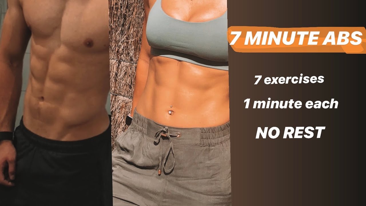 7 MINUTE ABS WORKOUT - YouTube