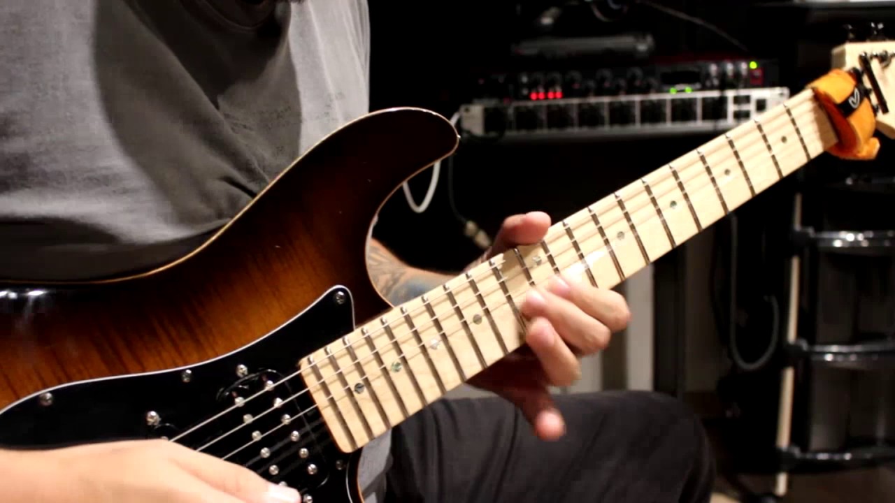 Guitarra Fusion Lick Com Tab Youtube
