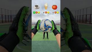 SURPRISING ASMR CATCH THE BALL WITH DANGEROUS GLOVE ☠️ ⚽🧤#shorts #challenge #viral