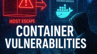 Container Vulnerabilities: Docker Escape Techniques | TryHackMe