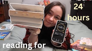 Reading for 24 hours 📖⏱️✨ *non-spoiler reading vlog*