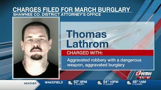 Charges filed against man in connection to robbery in Shawnee County